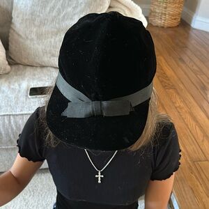 Rare velvet fox hunt style cap